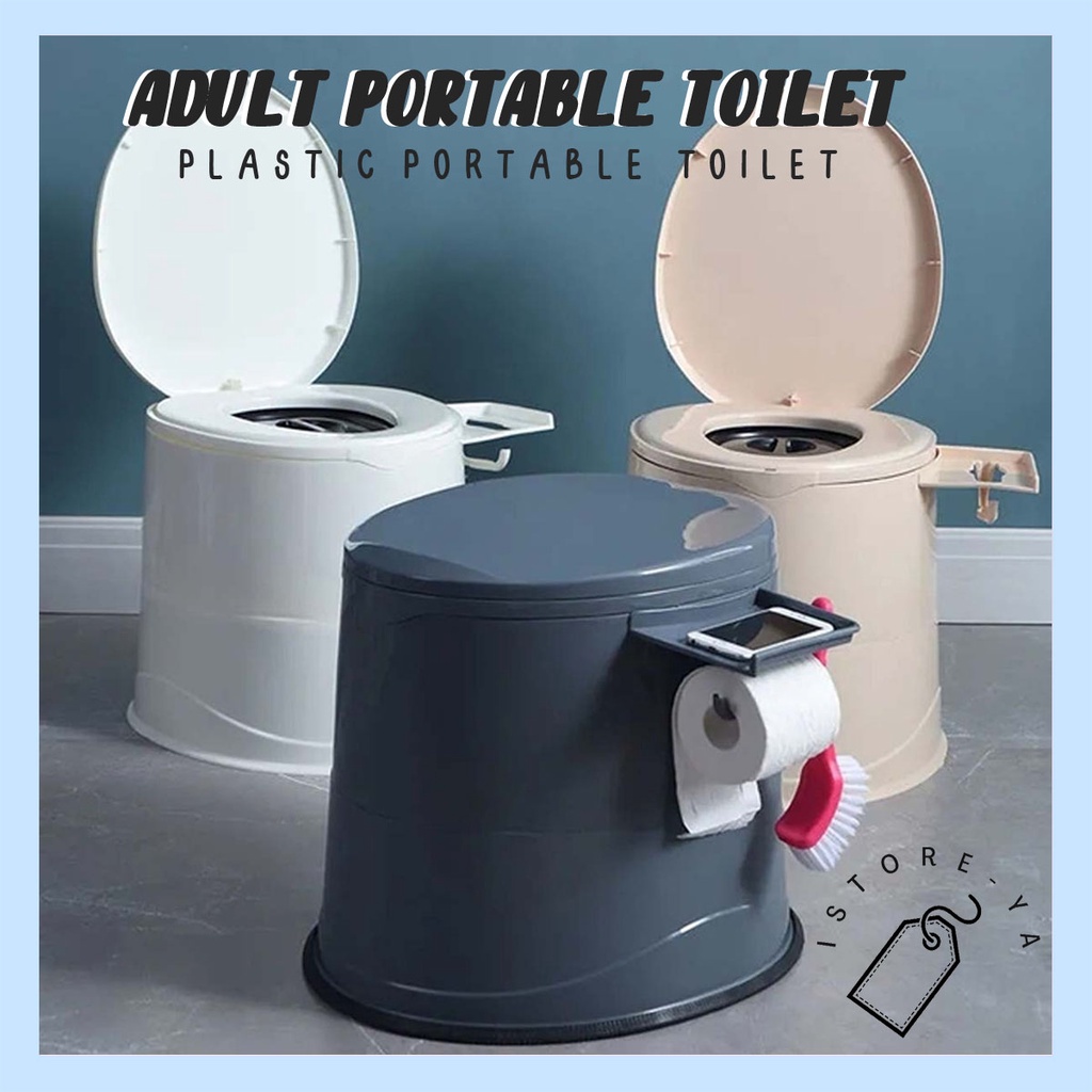 ISTOREYA Portable Toilet Bowl for Adult Arinola Pot Kubeta Mobile