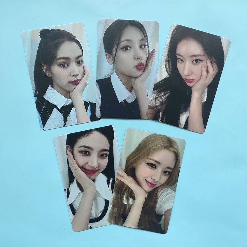5pcs/set ITZY photocards 2022 CHECKMATE collection card Postcard Small ...