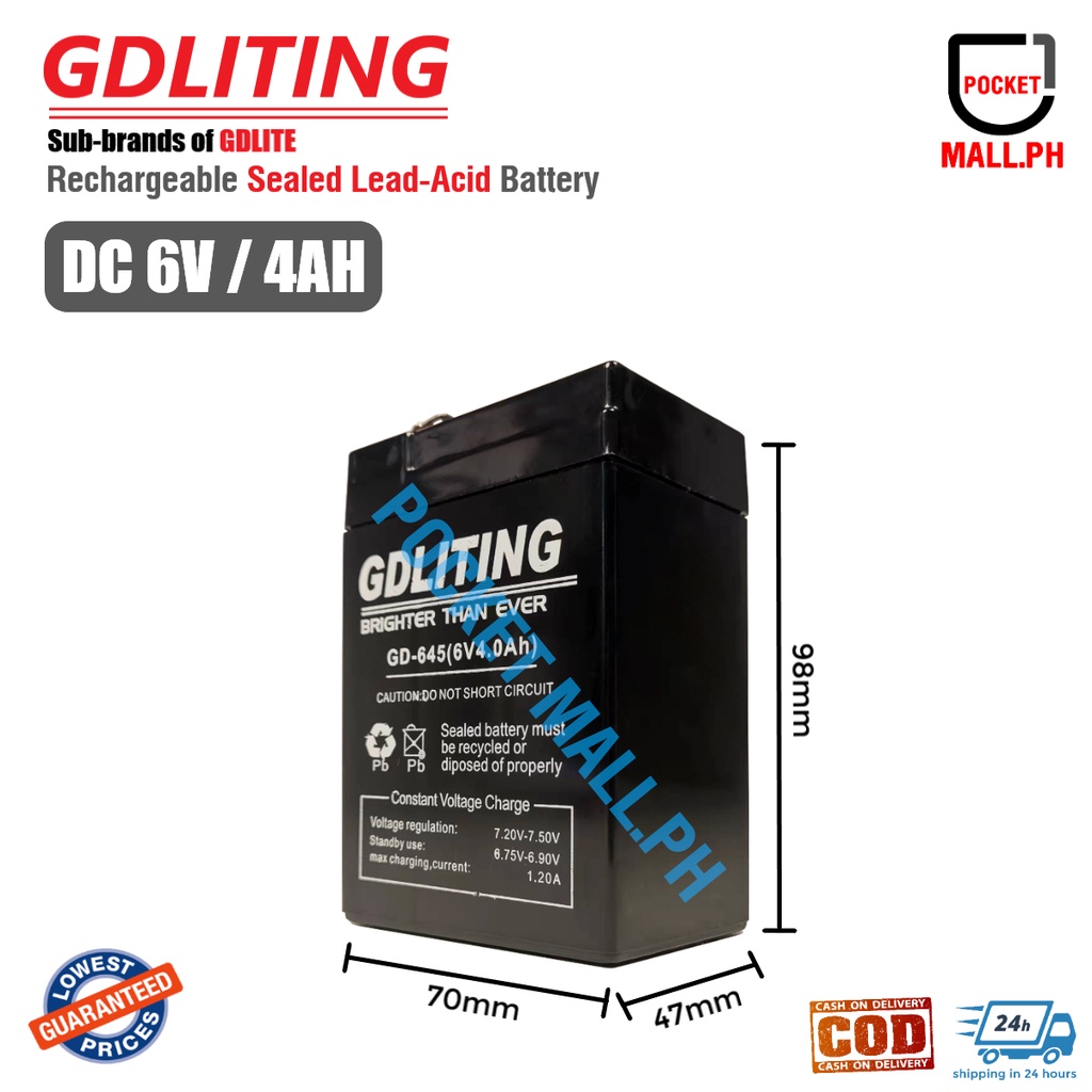 gdliting-dc-6v-4ah-rechargeable-sealed-lead-acid-battery-gd-645-cod