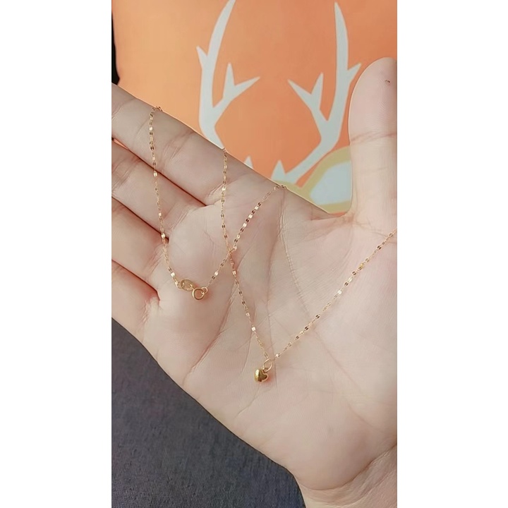 Codpawnable Saudi Gold K Sd Gold Necklace Buo Heart Lightweight Saudi Gold Shopee