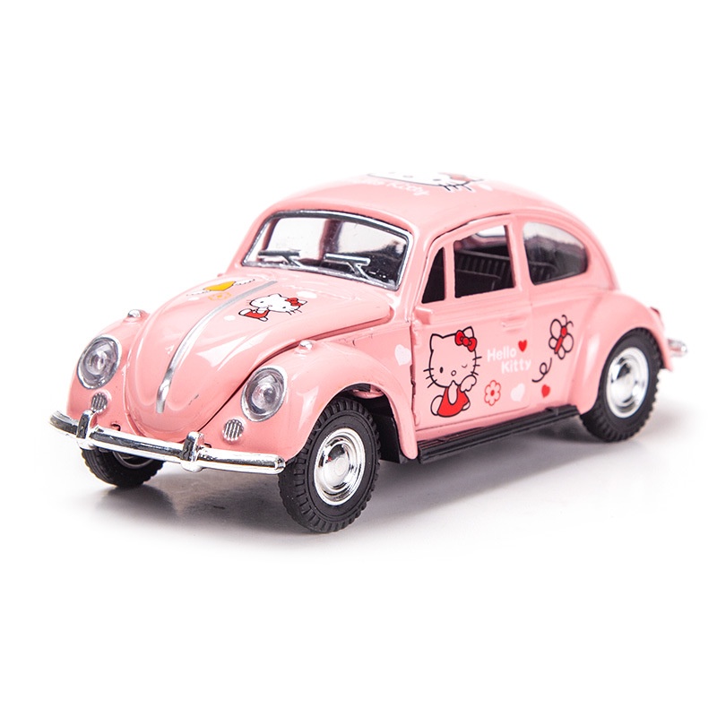 Hello Kitty Cute Beetle Toy Car Cat ModelsGift For Kid