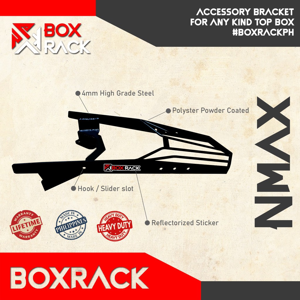 Monorack Bracket for Yamaha NMAX version 2 / Monorack bracket (NMAX ...