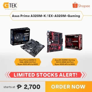 asus ex a320m gaming - Best Prices and Online Promos - May 2024