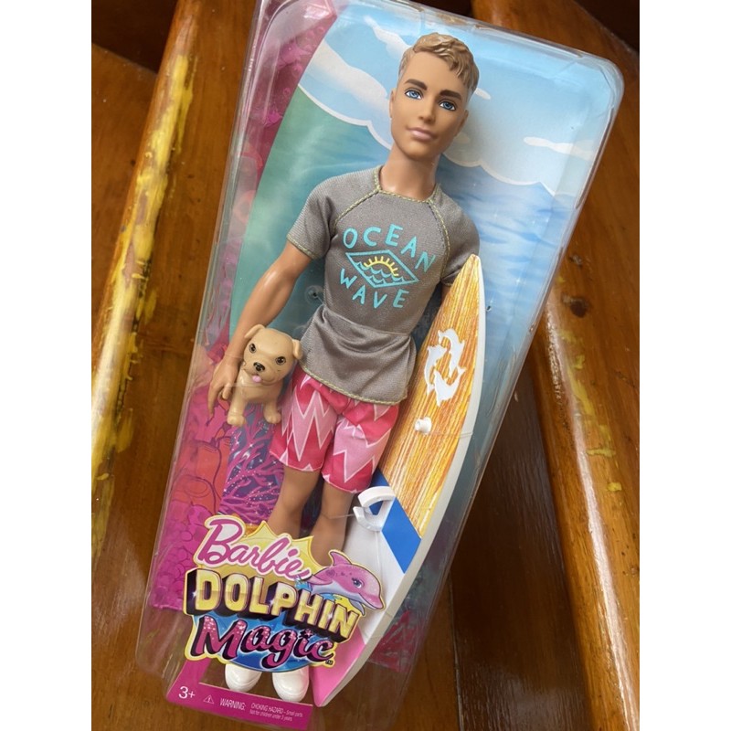 Barbie Dolphin Magic Ken with Surfboard and Puppy Shopee Philippines