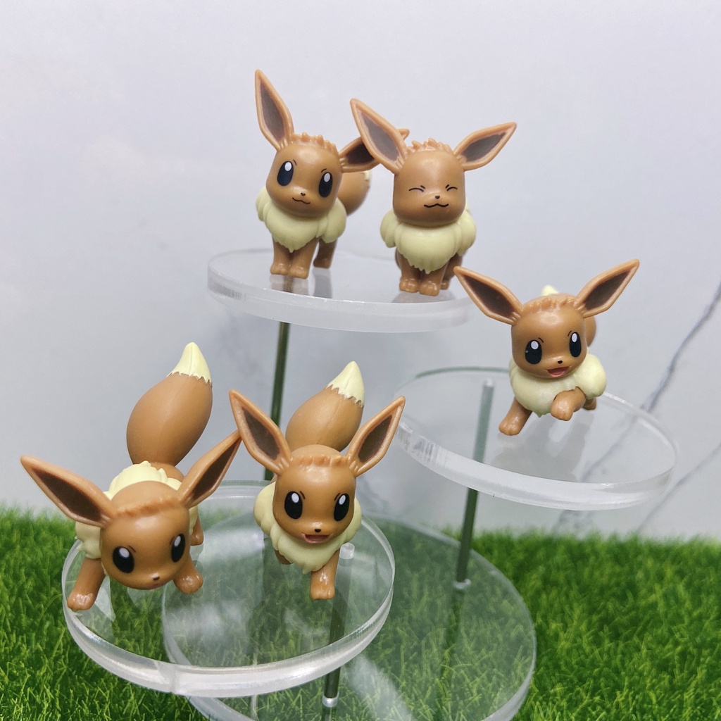 Pokemon Figures Eevee Vaporeon Jolteon Flareon Sylveon Espeon Umbreon ...