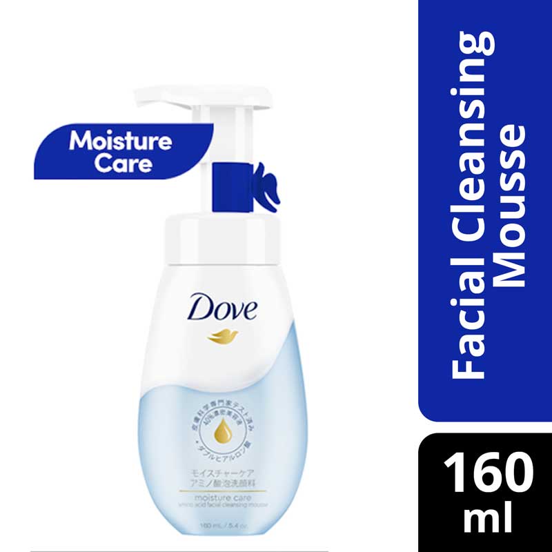 Dove Amino Acid Facial Cleansing Mousse Moisture Care 160mL Shopee Philippines