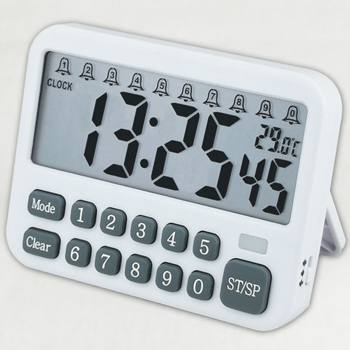 Kitchen Timer, Count Up/Down with Temperature Display Number Keypads
