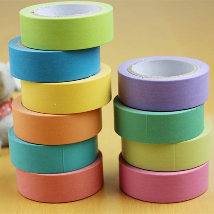 Mini Rainbow Washi Tape Colorful Masking Tape Set (10 Candy Colors