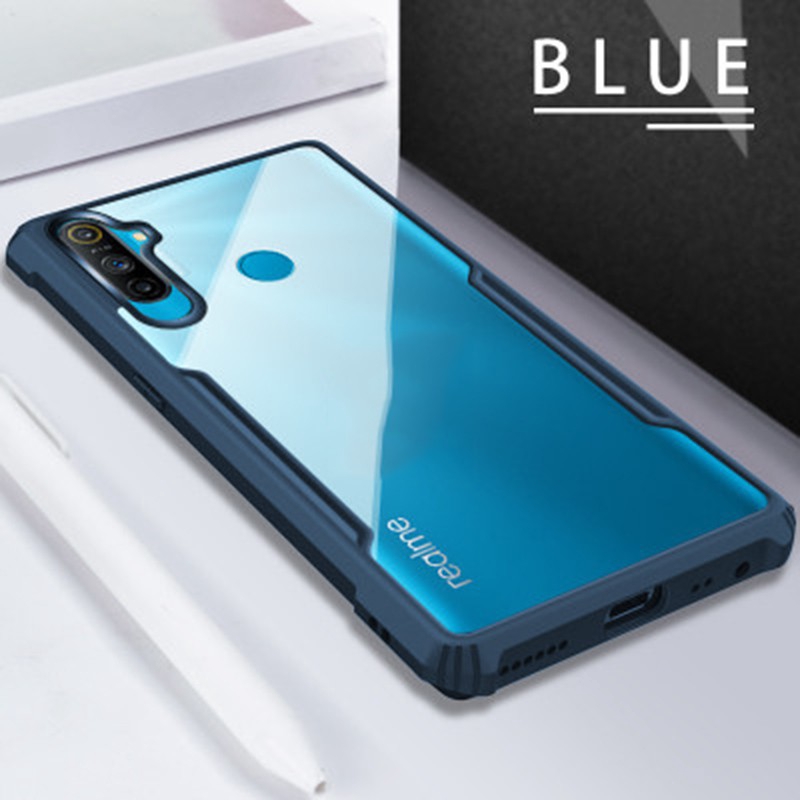 Transparent Casing OPPO Realme Cover Realme 5i 6i X50 Pro Case Clear Back  Soft Acrylic Edge Anti-Scratchh Shockproof Slim Thin Cover