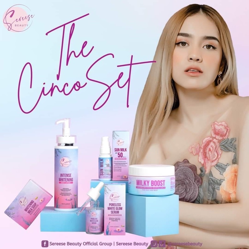 SEREESE BEAUTY CINCO SET with FREEBIES ❤️ | Shopee Philippines