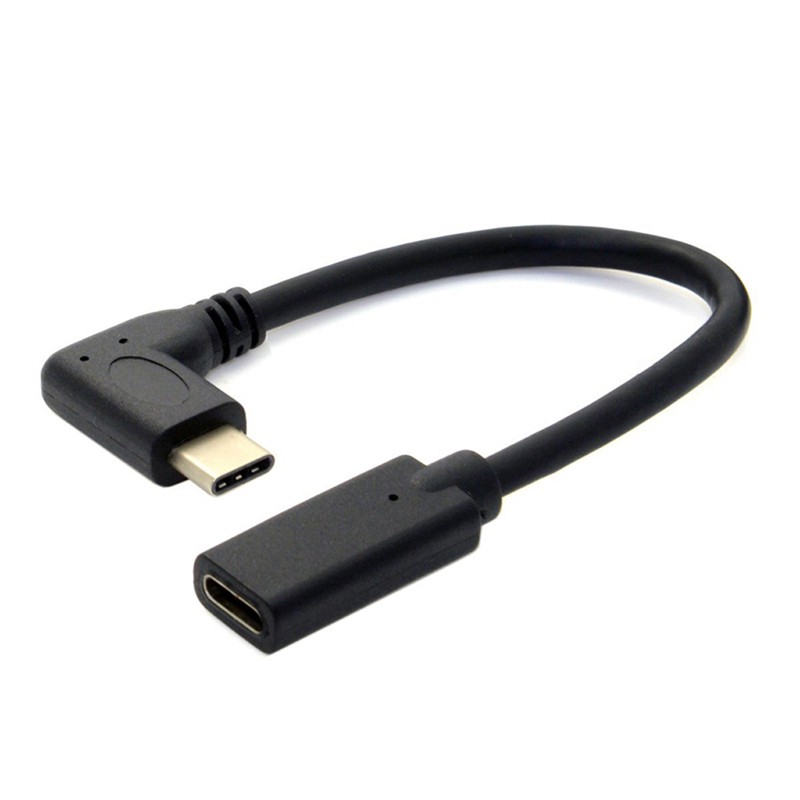 WINGO 90 Degree Right Angle USB 3.1 Type C Male To Female Extension ...