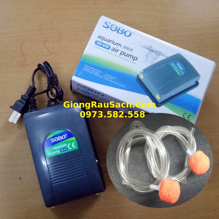 OXY Mini Oxygen Aerator For Aquarium SoBo 1 Faucet 2 Free Effervescent