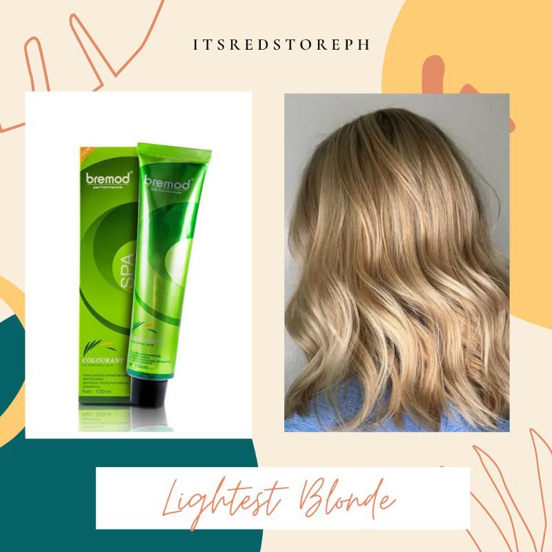 LIGHTEST BLONDE Bremod Hair Color Set