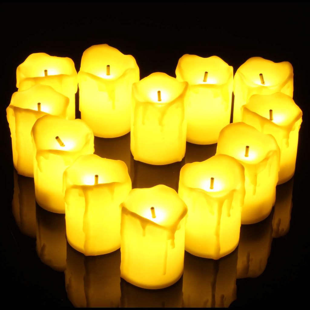 Creative LED Candle Lights / Romantic Flameless Flickering Smokeless