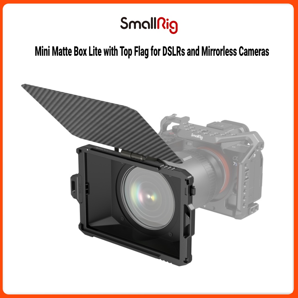 SmallRig Mini Matte Box Lite with Top Flag for DSLRs and Mirrorless