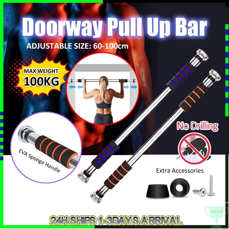 IRON GYM Perfect Fitness Multi-Gym Doorway Pull Up Bar Training Fitness ...