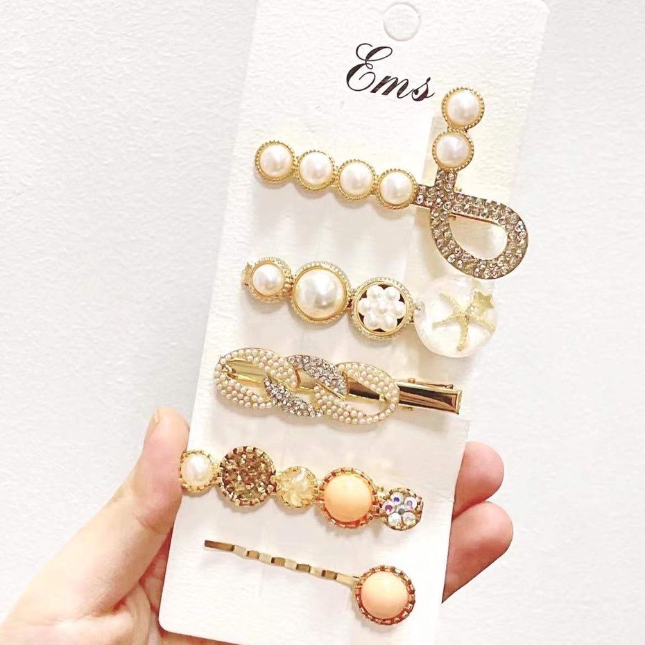 EMSKorean ladies hairpin suits, set 5/6 pcs good quality, fashion clip