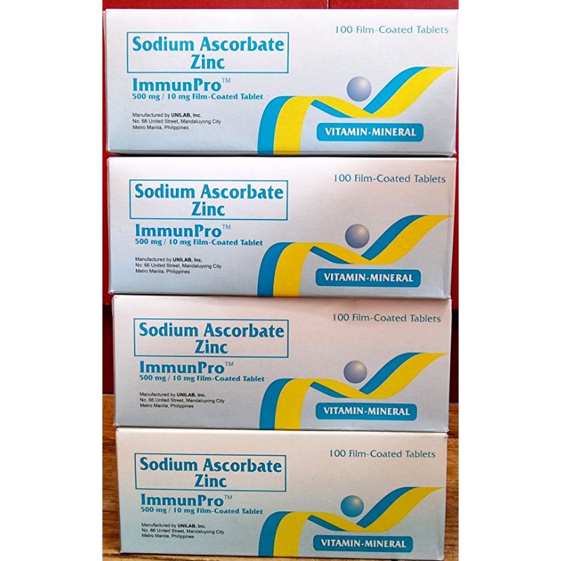 ImmunPro (Sodium Ascorbate + Zinc) | Shopee Philippines