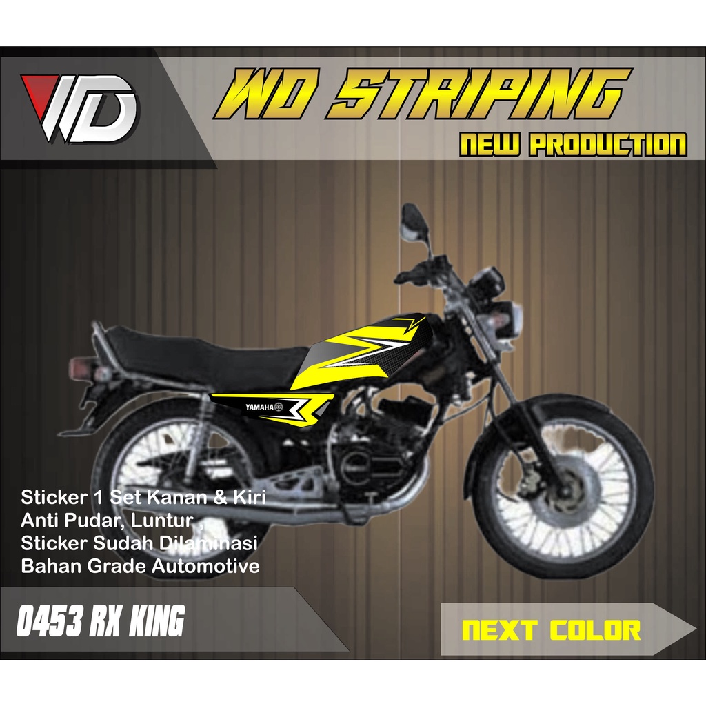 0453 RX KING striping stickers, list variations | Shopee Philippines