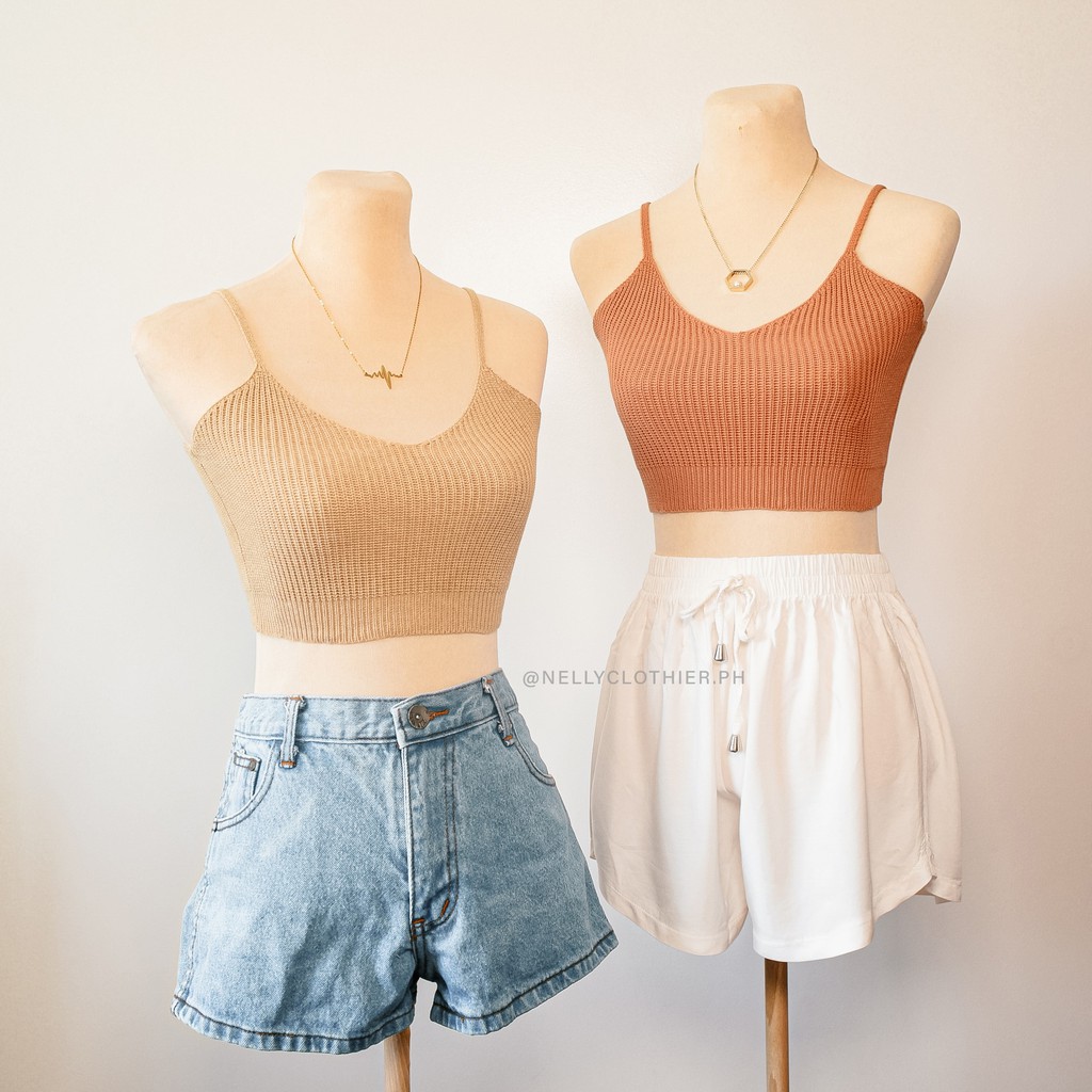 String v neck knitted top | Shopee Philippines