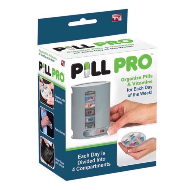 Portable Travel Tablet Capsule Storage Box Pill PrO Medicine Organizer ...