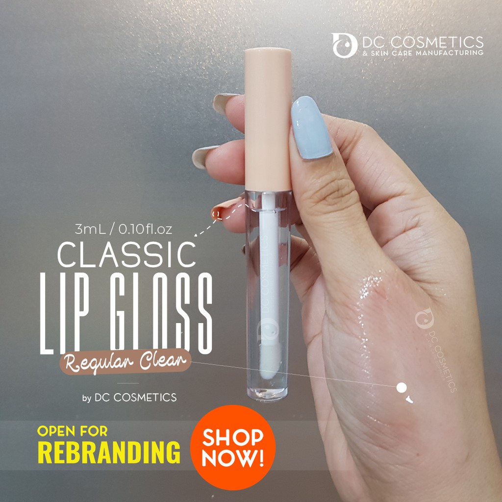 Classic Lip Gloss [DC Formulations] (Rebranding) NO LABEL | Shopee ...