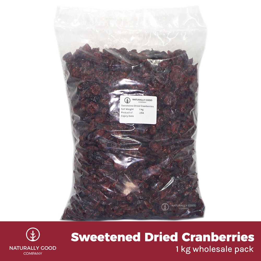 Its Delish Sweetened Dried Cranberries – 10 Lb Bulk Box, Kosher OU Certified, For Baking & Snacking
