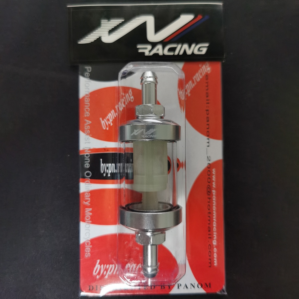 4XGold Universal 8mm 5/16" Inline Reusable Motorcycle Fuel Filter Gas Washable