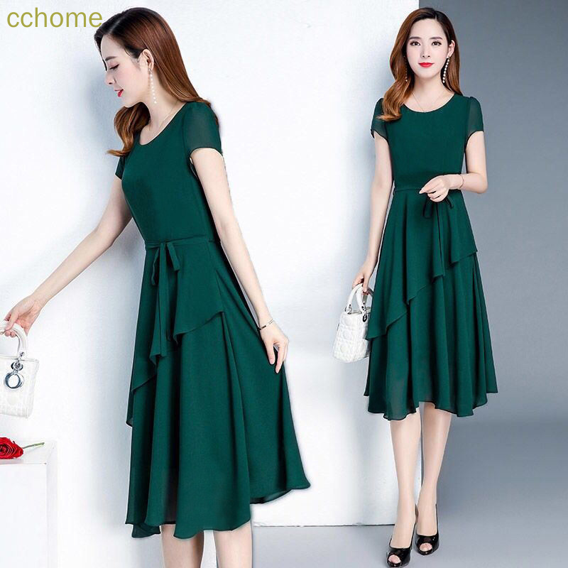 ★cchome★!!% New Summer Dress with Thin Waist and Age Reducing ...