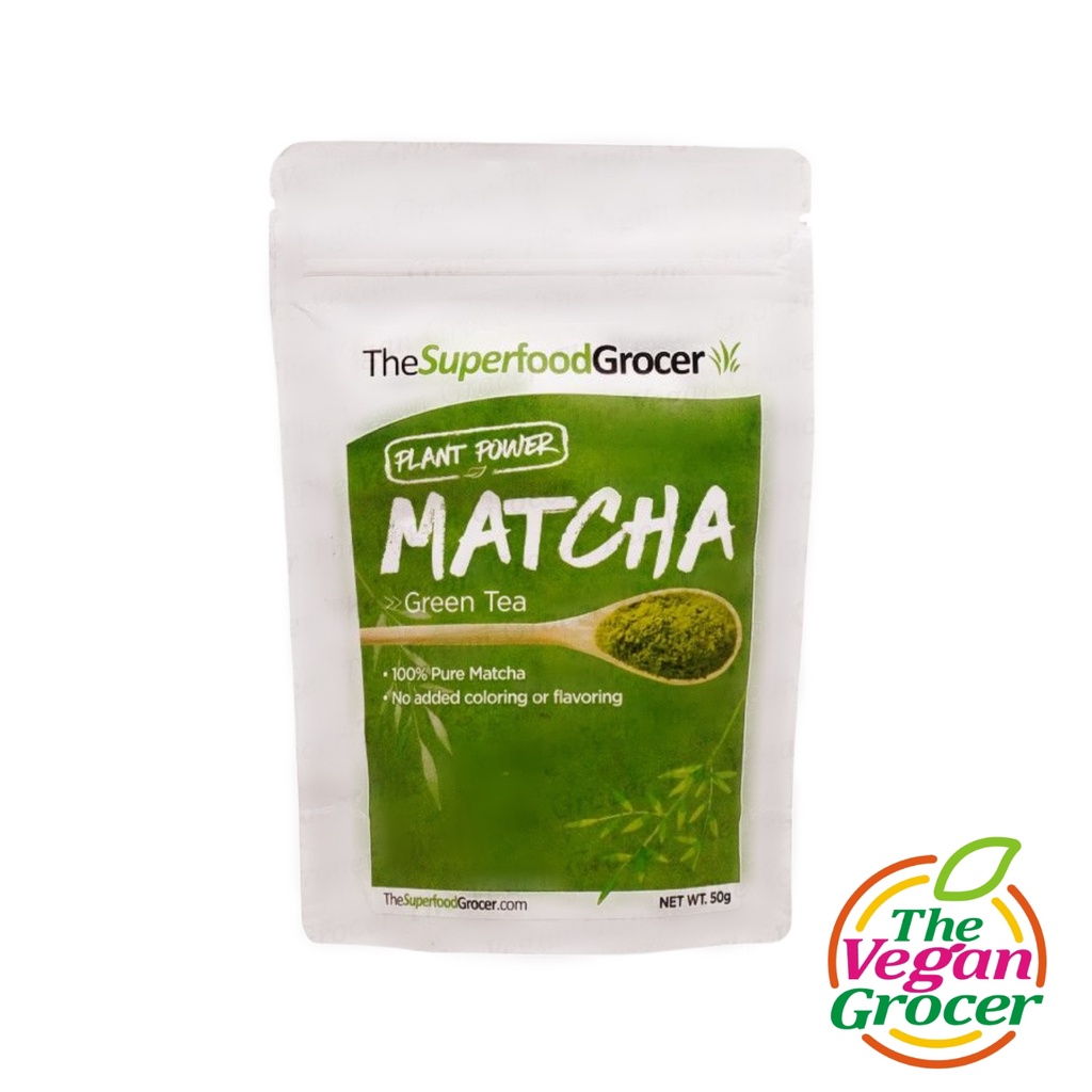 The Superfood Grocer Vegan Pure Matcha Green Tea Powder 50g Shopee