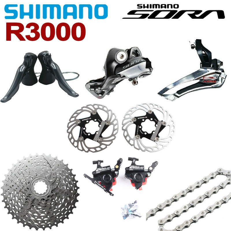 Sora on sale disc groupset