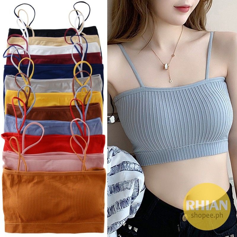 Bralette Tube Cotton Chest Crop Top