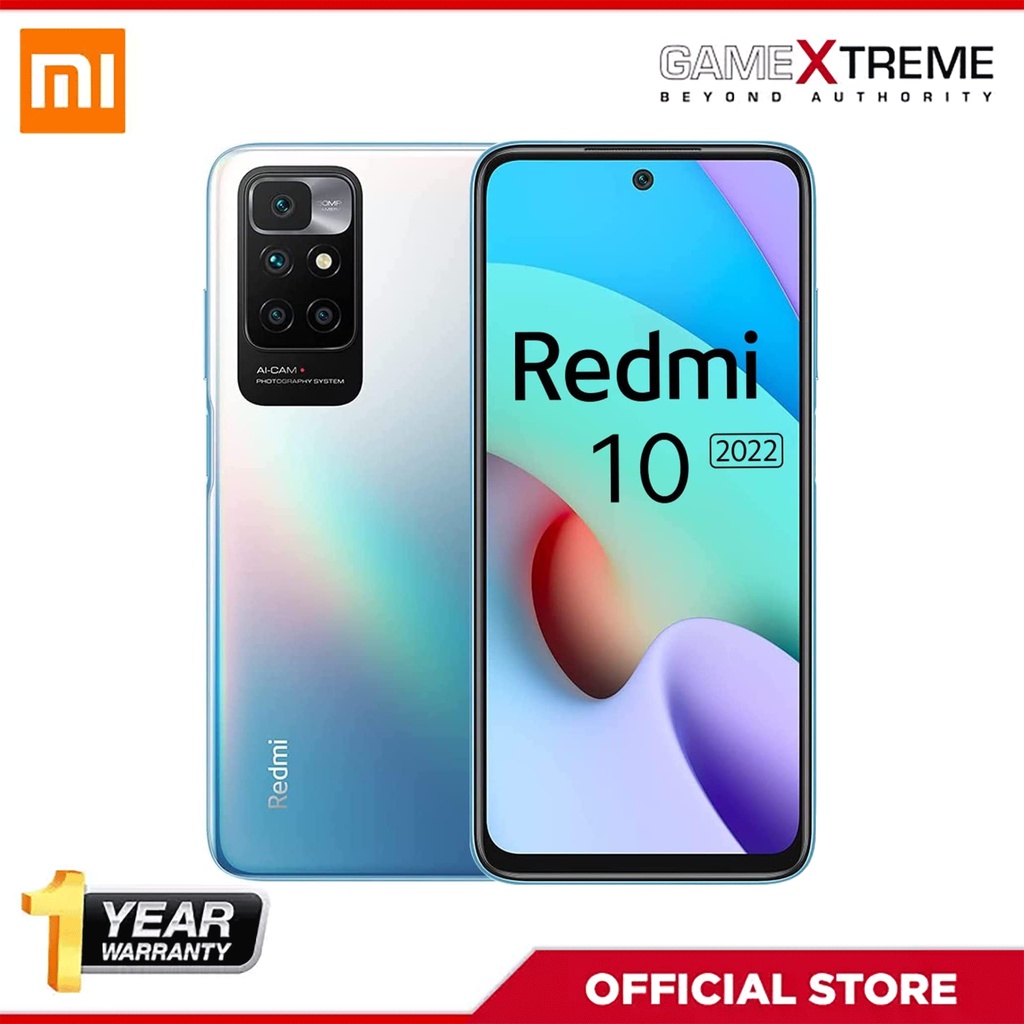 Redmi 10 2022 6+128GB MediaTek Helio 5000 mAh Battery Capacity | Shopee ...