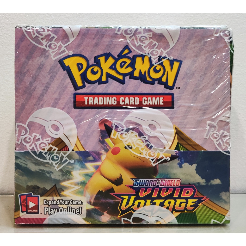 Pokmon TCG Vivid Voltage Booster Pack - Sword & Shield Series, 10 Cards,  Factory Sealed, Mint Condition,