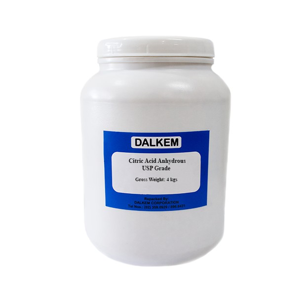 Dalkem Citric Acid Anhydrous USP Grade Gallon | Shopee Philippines