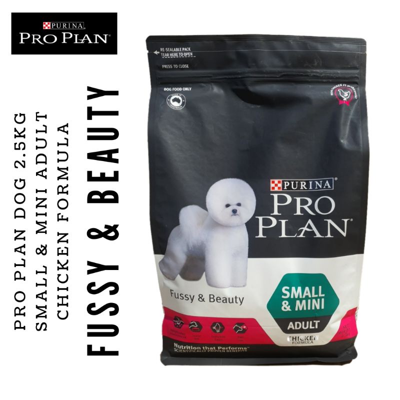 Petshop Bandung || Proplan Dog Small & Mini Adult Fussy & Beauty 2.5kg ...