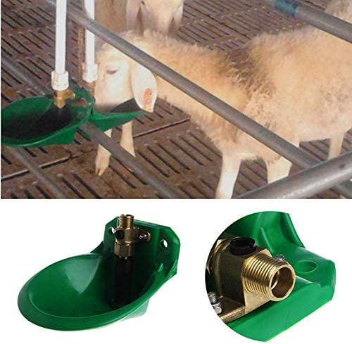 Cattle Water Trough MERRYHAPY Plastic Cow Waterer Extra Large Farm Water Bowl For Livestock Horses Cattle Sheep Goats And Dogs Stable Water Level For Easy Feeding And Maintenance Automatic Dog Water Bowl