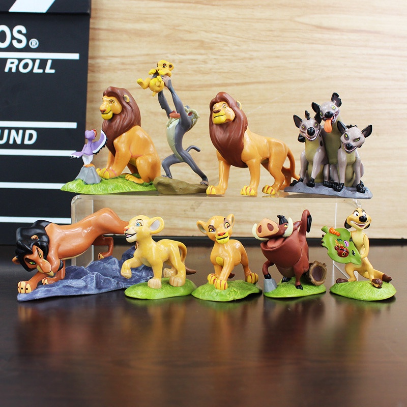 9pcs / Set Cute The Lion King Simba Action Figures Model Movie Doll ...