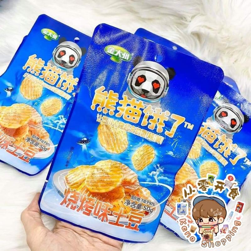 Jin Dazhou Panda Hungry * Barbecue Flavored Potatoes (50g) Influencer ...