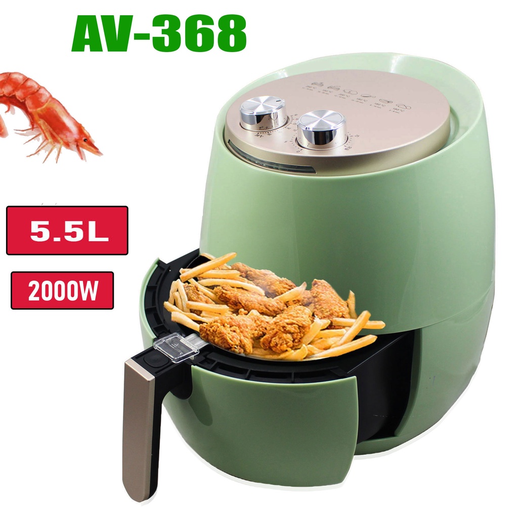 KAISA VILLA Heavy Duty Air Fryer 5.5/7L/10L Liters (Advance Fryer