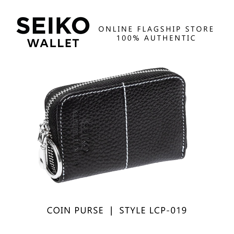 Seiko Wallet Genuine Leather Coin Purse LCP 019