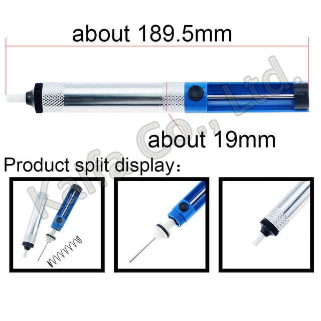 Aluminum Metal Desoldering Pump Suction Tin Gun Soldering Sucker Pen