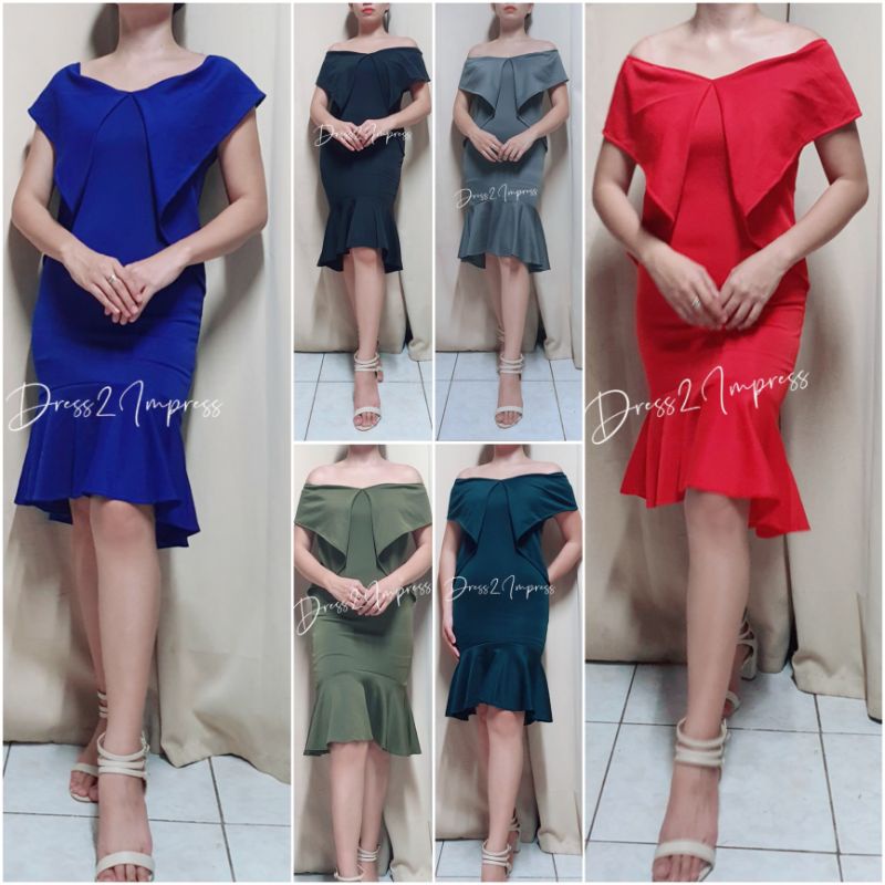 Shopee graduation hot sale dress