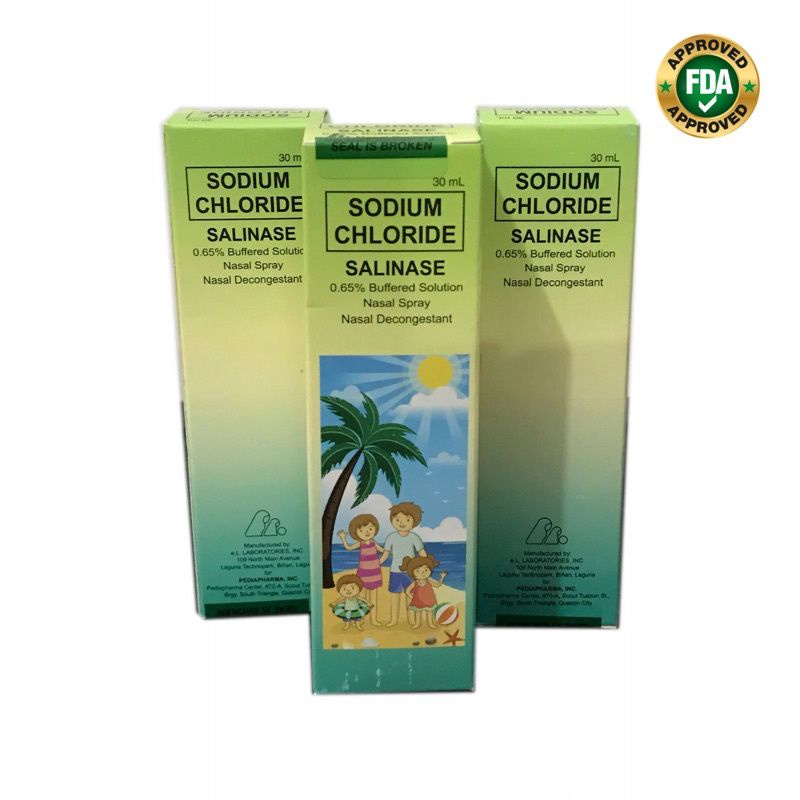 Salinase Nasal Spray Nasal Decongestant 30ml Shopee Philippines