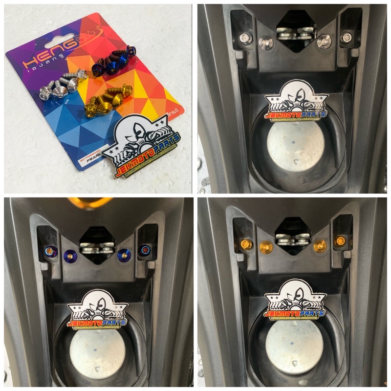 Legit Heng Aerox v1/v2 Gas Tank Bolt Set 4pcs 🇹🇭 Shopee Philippines