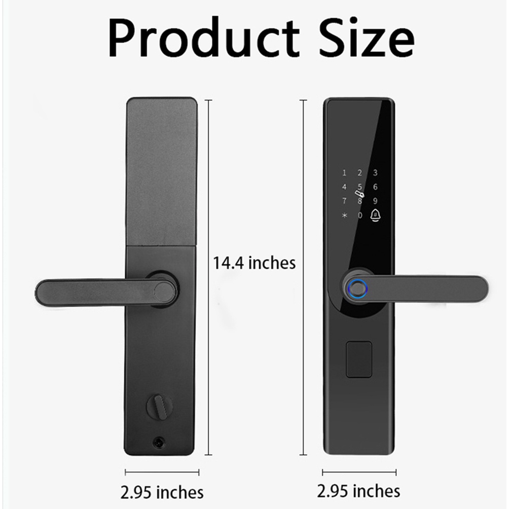 2022 New Design Smart Biometric Fingerprint Door Lock Password Smart