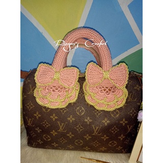 crochet bag handle cover for speedy 25