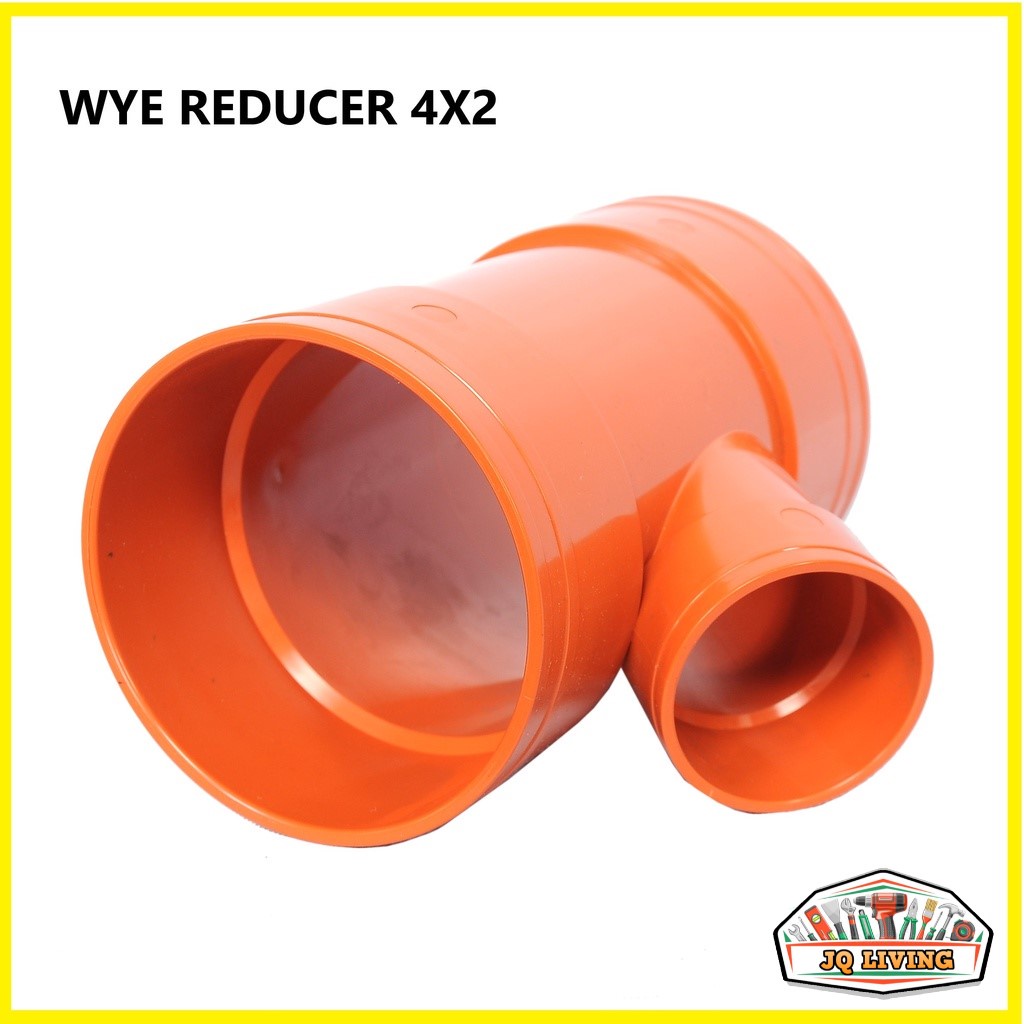 PVC Orange Wye Reducer 4x2