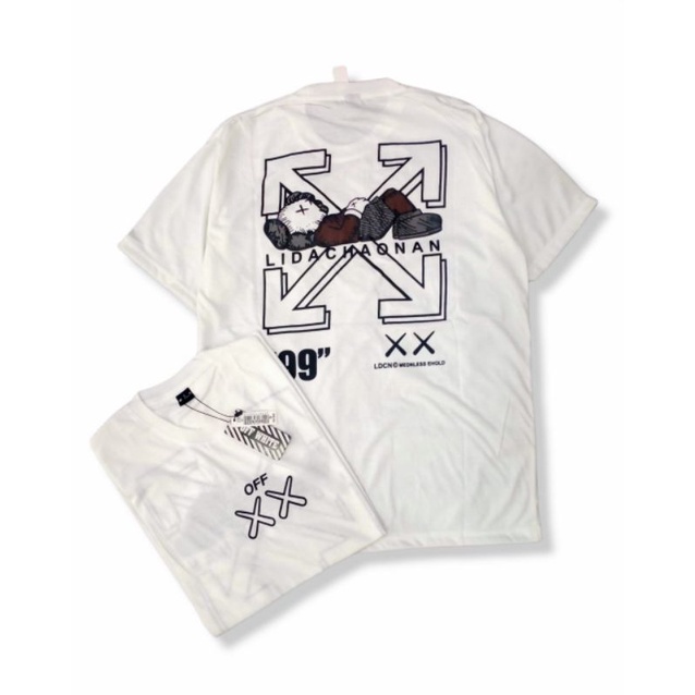 Kaws off white t hot sale shirt