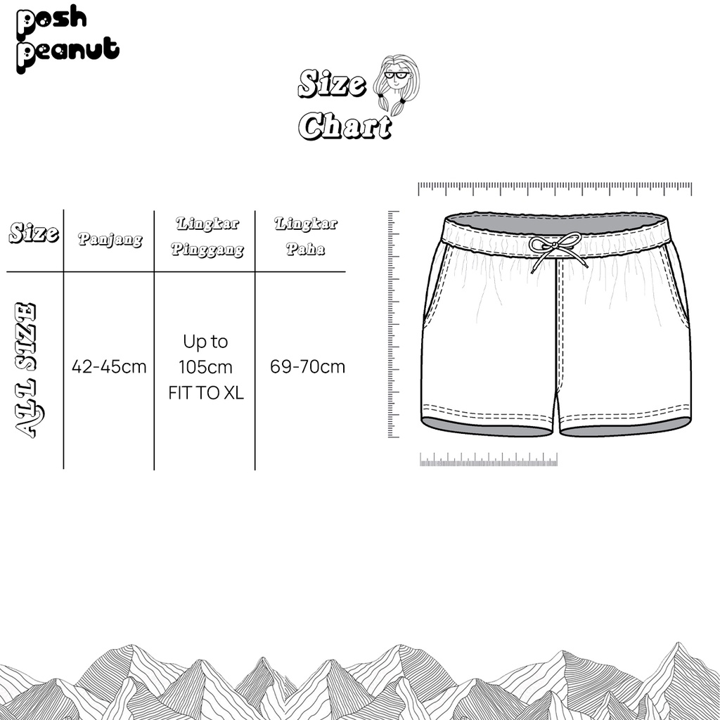 [POSH] AIRY BOXER MEN WOMEN PREMIUM ADULT TEENAGERS PLAIN DISTRO ...